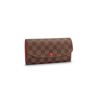 LOUIS VUITTON LV EMILIE WALLET BROWN M63544 (19*10cm)